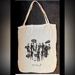 Isabel Marant Cotton Tote Shopping Bag ‘Let’s Go Shopping!’